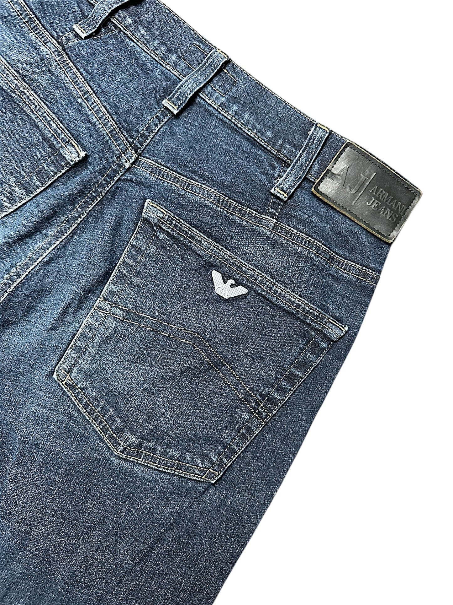 Vintage Armani Straight Leg Jeans (M)
