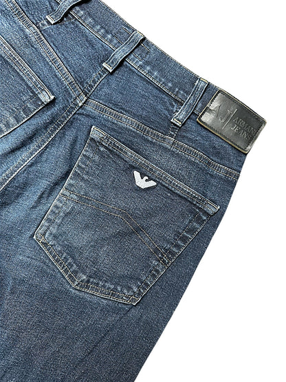 Vintage Armani Straight Leg Jeans (M)