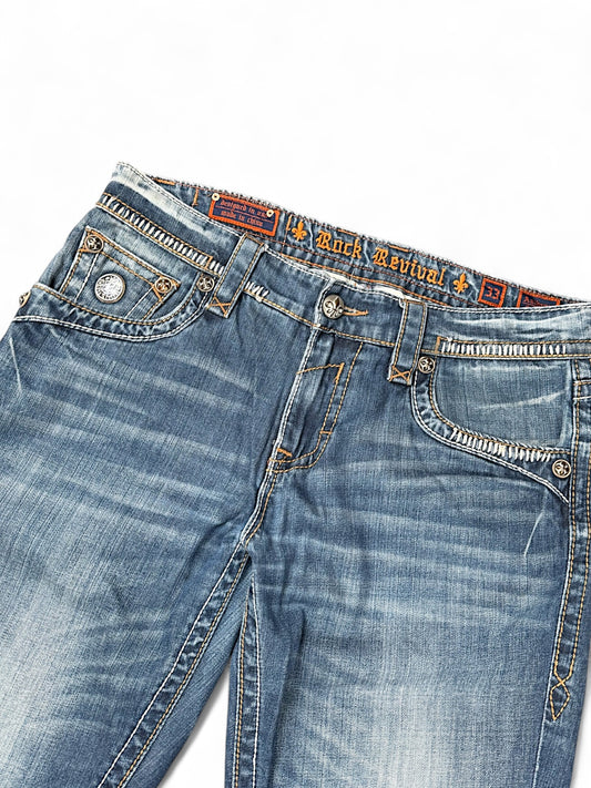 Vintage Rock Revival y2k Jeans (L)