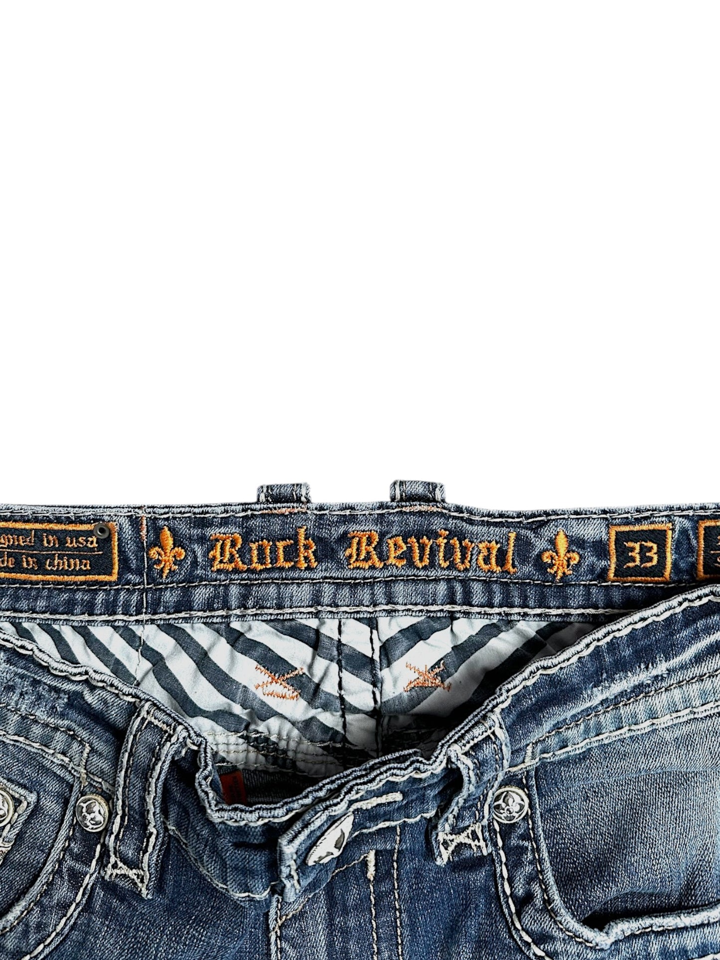 Vintage Rock Revival y2k Jeans (L)