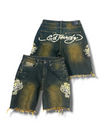 Vintage Ed Hardy Y2K Shorts (M)