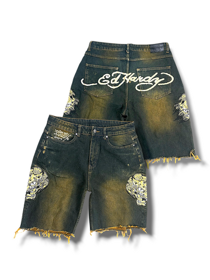 Vintage Ed Hardy Y2K Shorts (M)