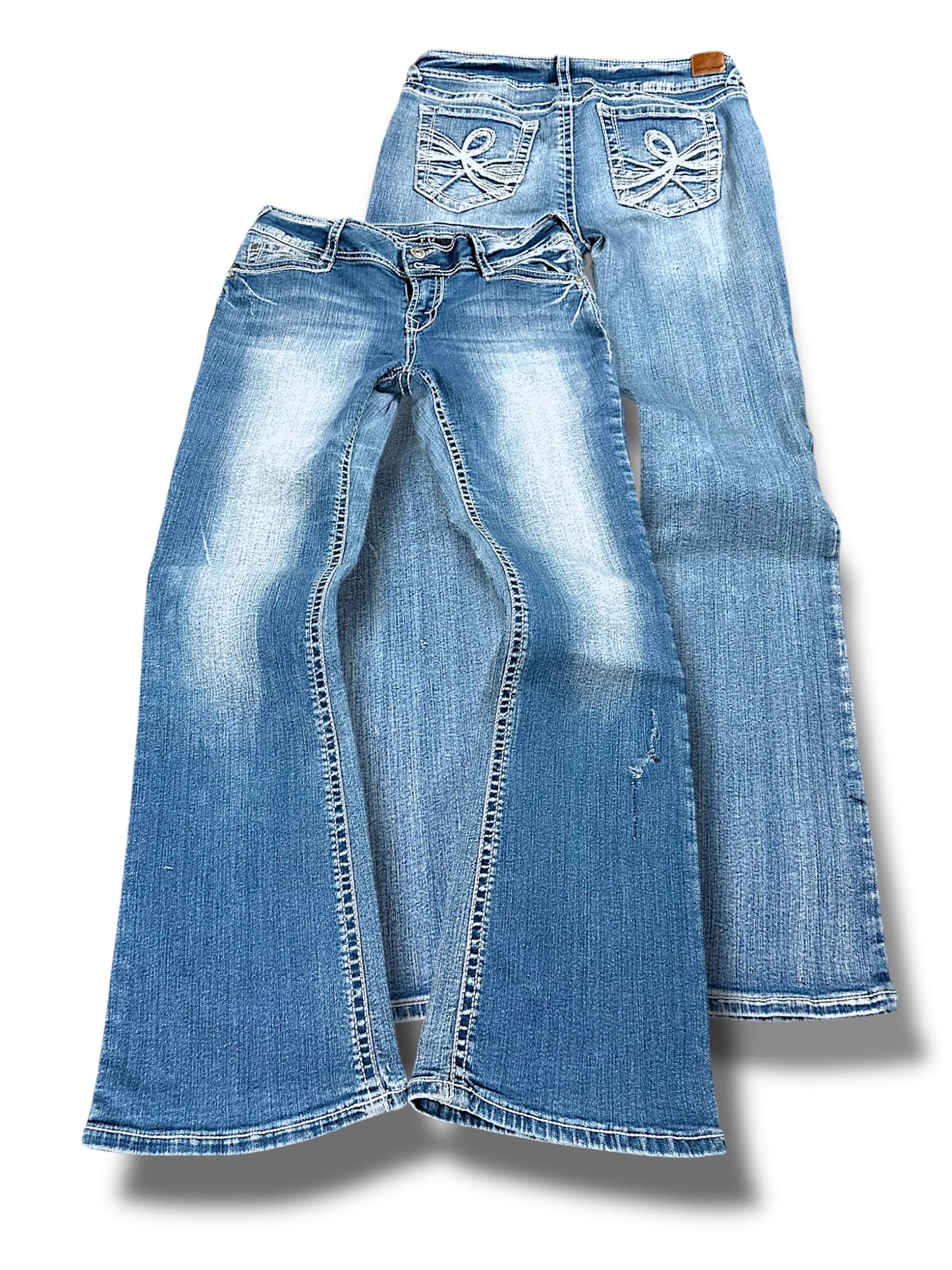 Vintage Y2K Low Waist Bootcut / Flared Damenjeans (S)