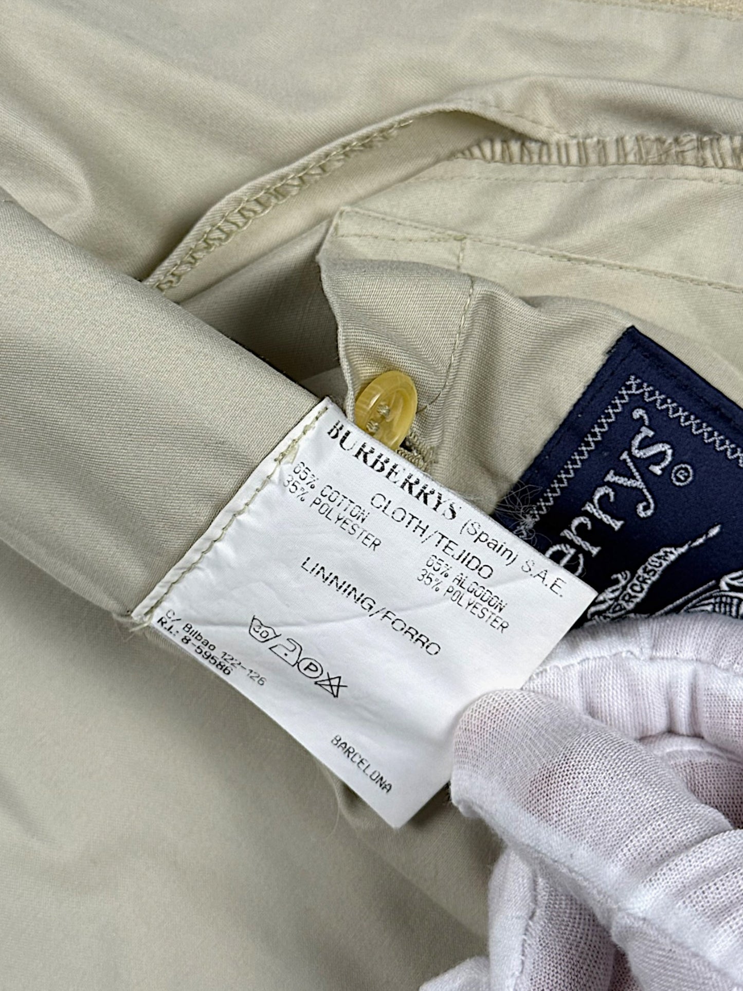Vintage Burberry Harrington Jacke (XL)