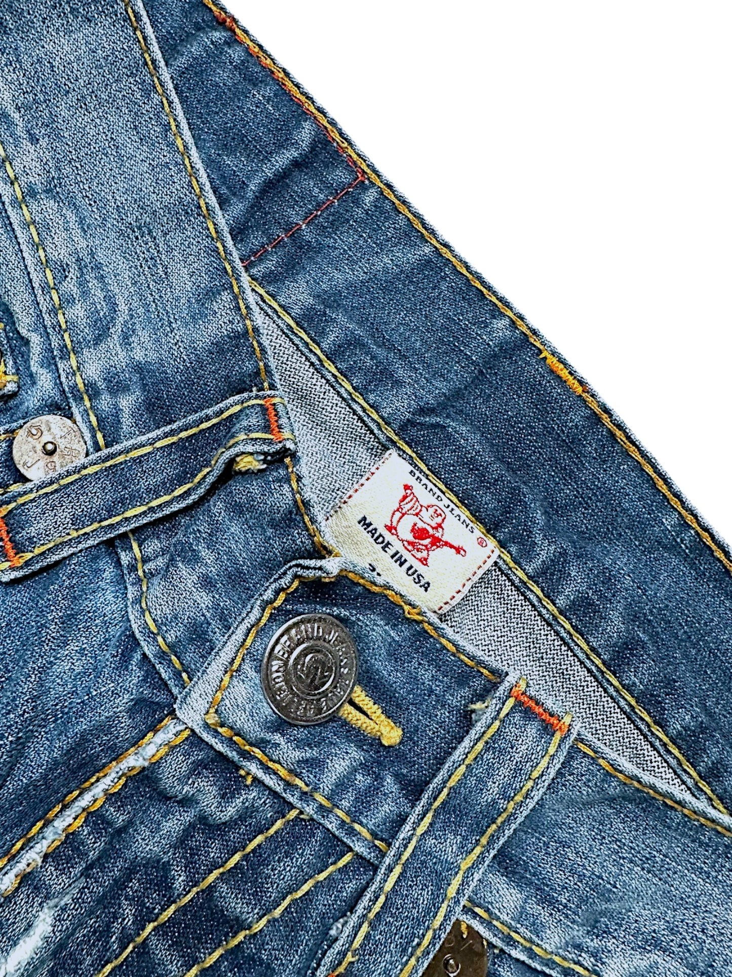 Vintage True Religion Y2K Flared Jeans (M)