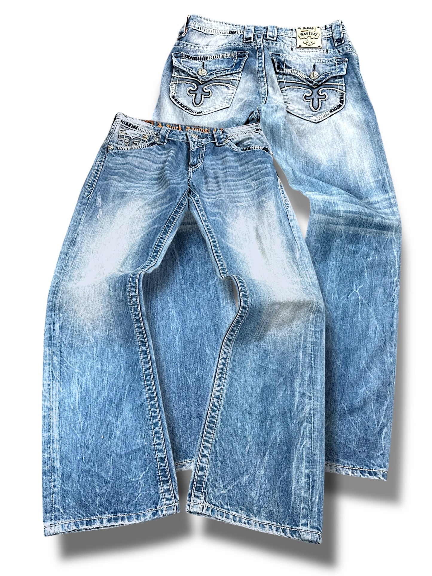 Vintage Rock Revival y2k Jeans (M)