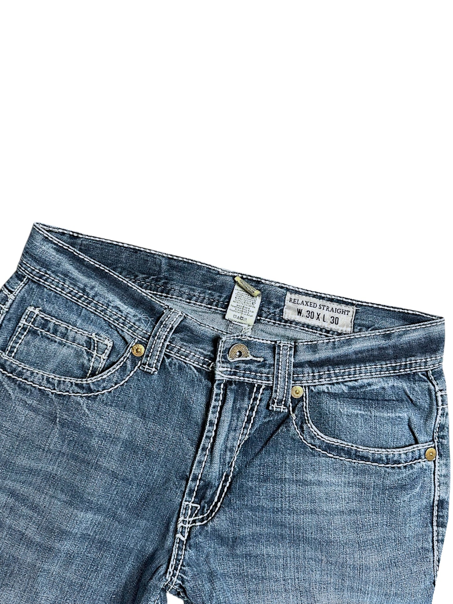 Vintage y2k Straight Leg Jeans (S)