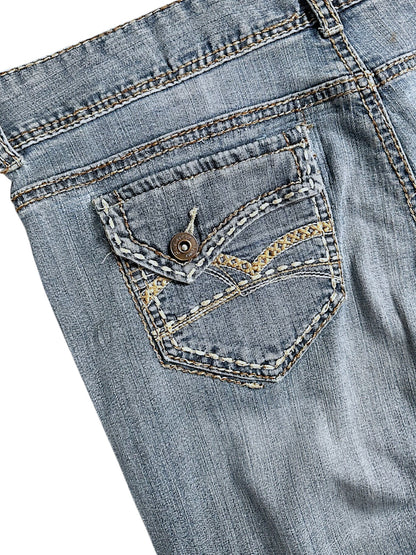 Vintage Y2K Low Waist Bootcut / Flared Damenjeans (M)