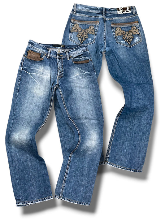 Vintage Cavalli Y2K Straight Leg Jeans (S)