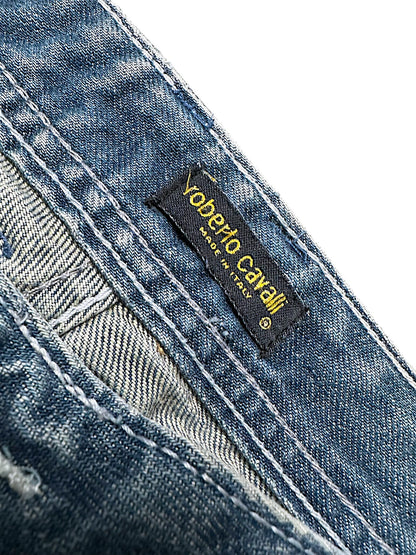 Vintage Roberto Cavalli Y2K Flared Jeans (M)