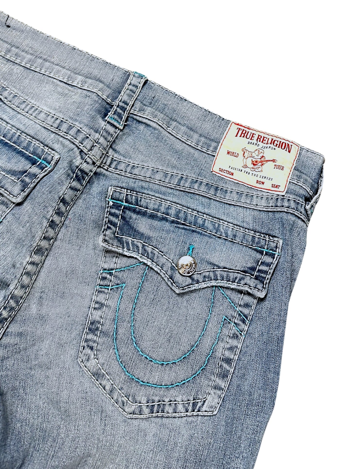 Vintage Y2K True Religion Straight Leg Jeans (XL)