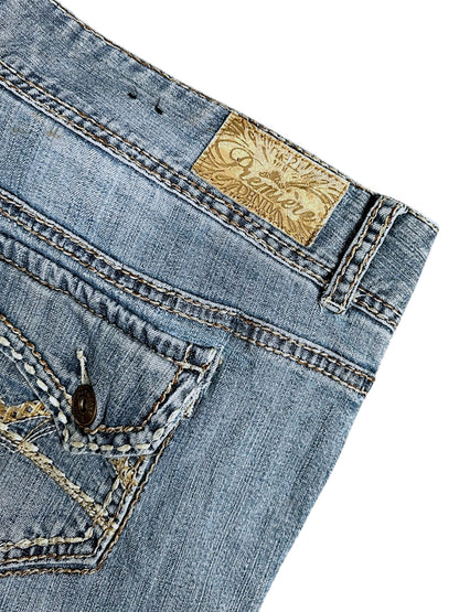 Vintage Y2K Low Waist Bootcut / Flared Damenjeans (M)