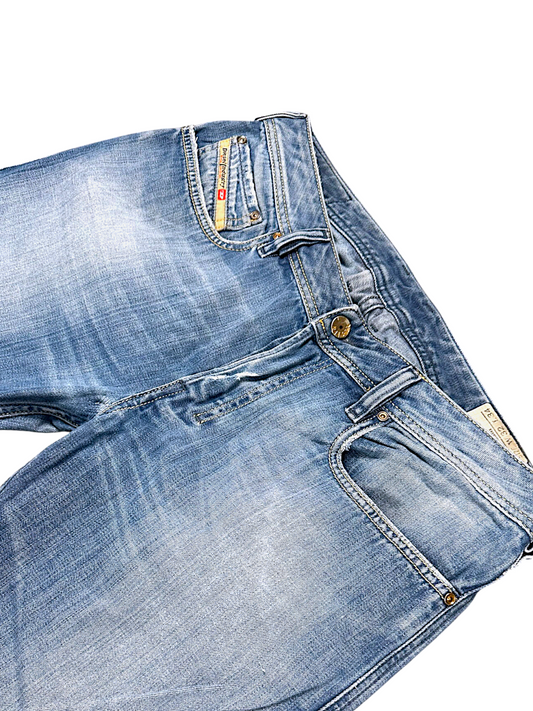 Vintage Diesel Y2K Flared Baggy Jeans (L)