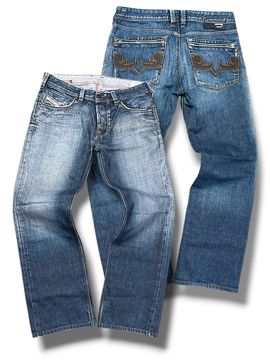 Vintage Diesel Y2K Straight Leg Jeans „Yarik“ (S)