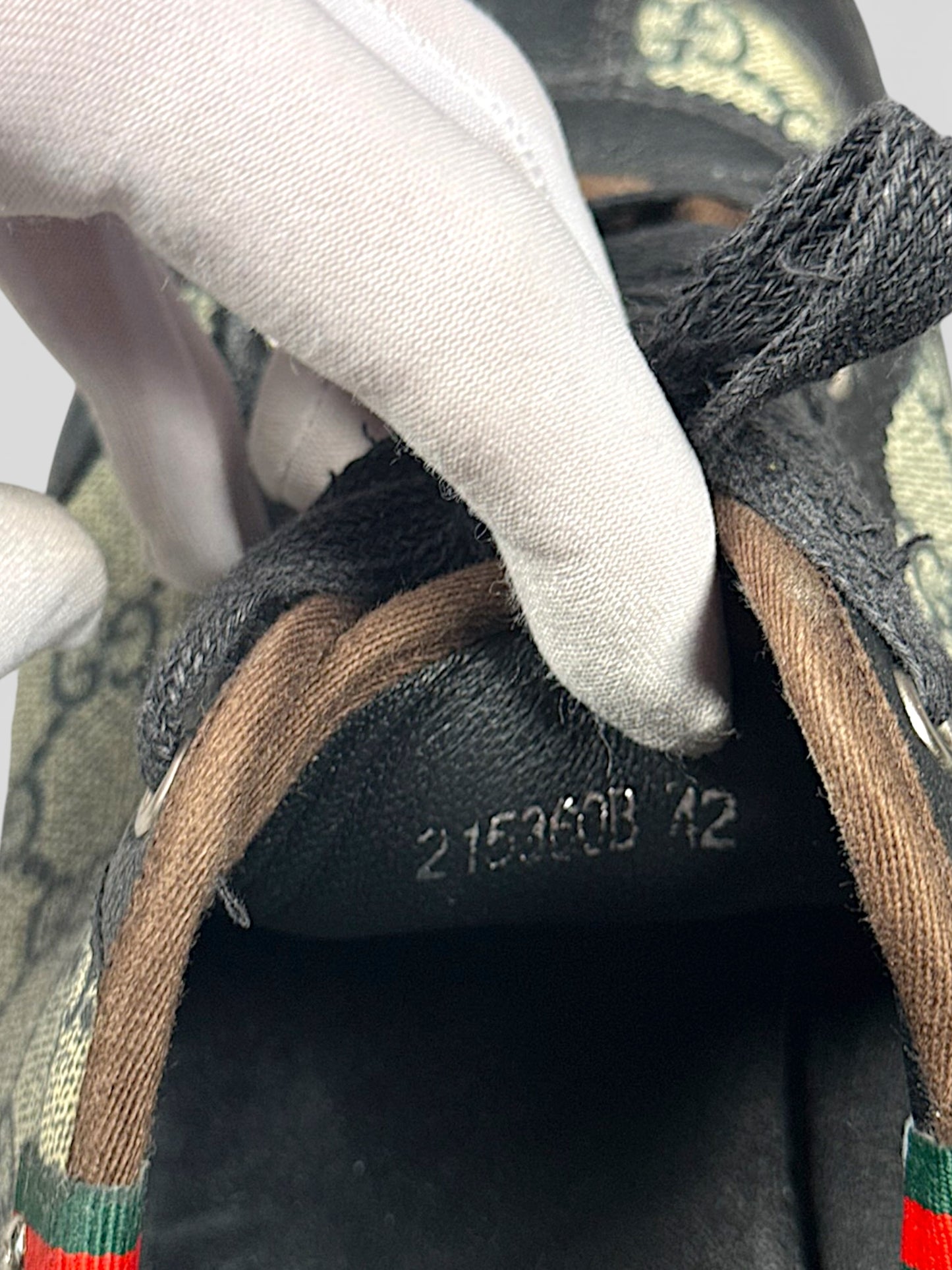 Vintage Gucci Canvas Low-Top Schuhe (42,5)