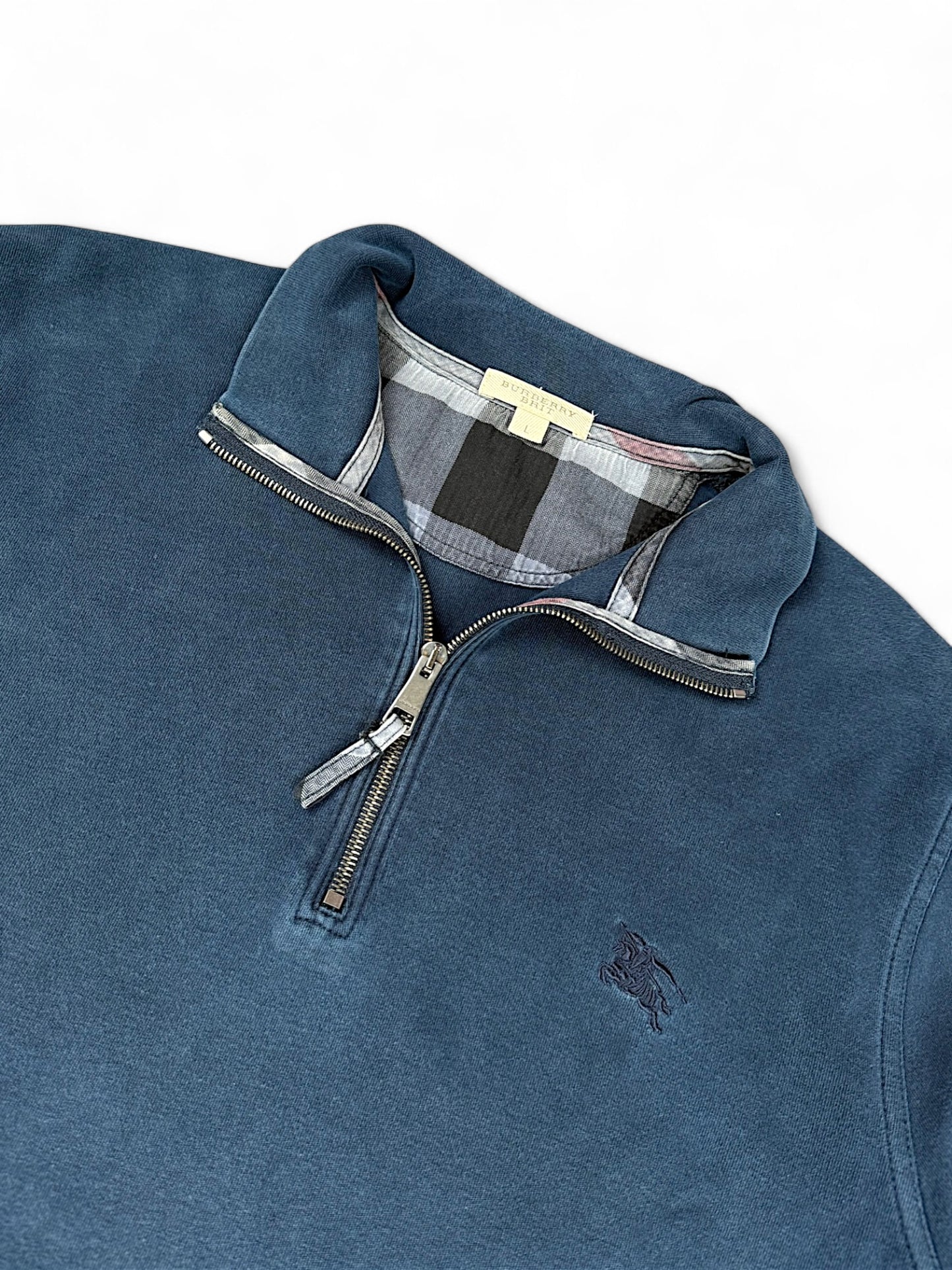 Vintage Burberry Half-Zip (L)