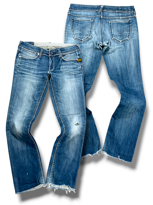 Vintage G-Star Low Waist Y2K Bootcut Damenjeans (M)
