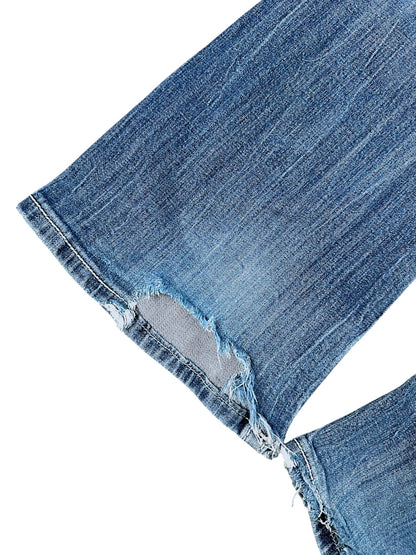 Vintage True Religion Y2K Low Waist Bootcut / Flared Damenjeans (M)