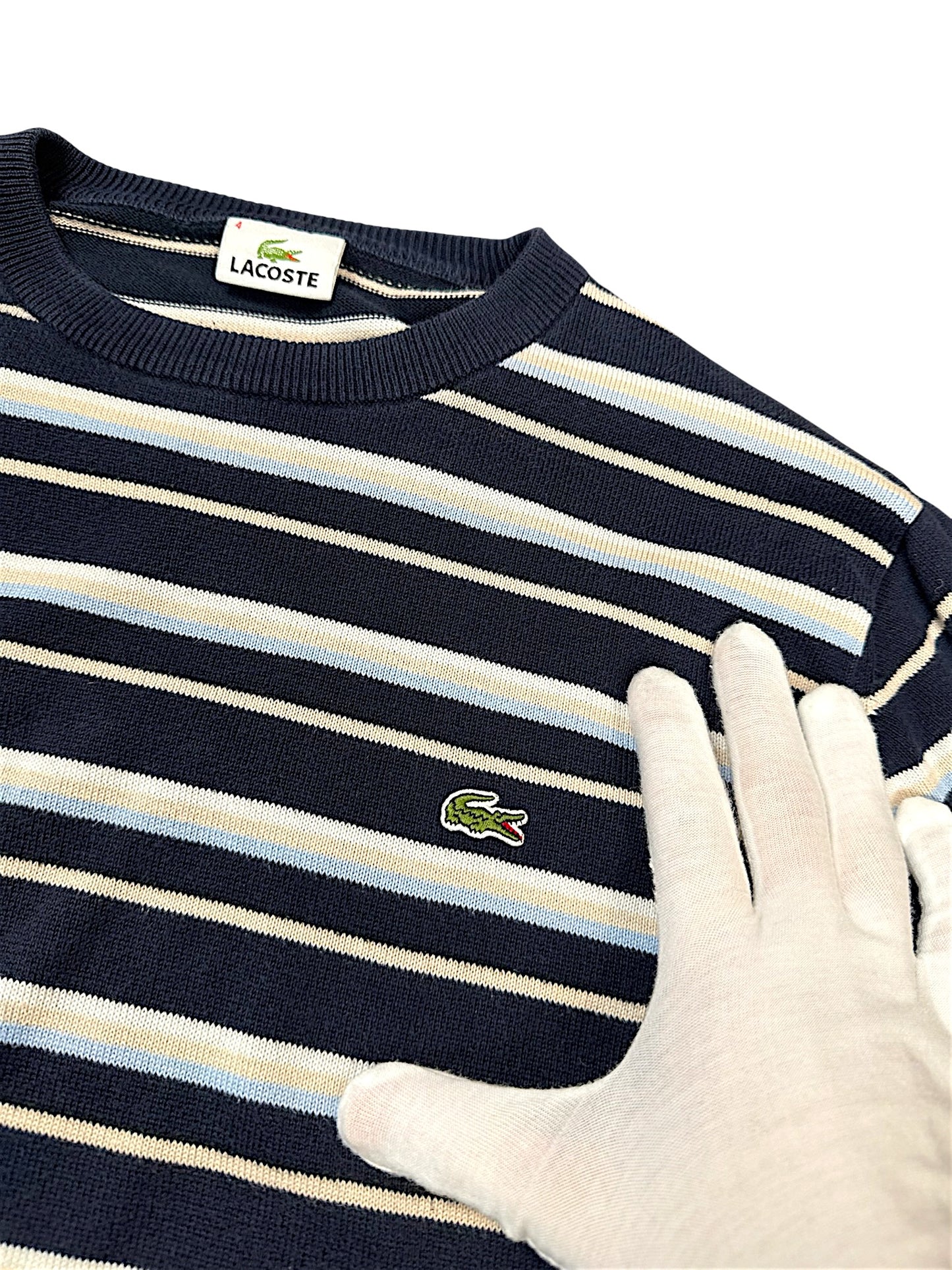 Vintage Lacoste Y2K Strickpullover (M)