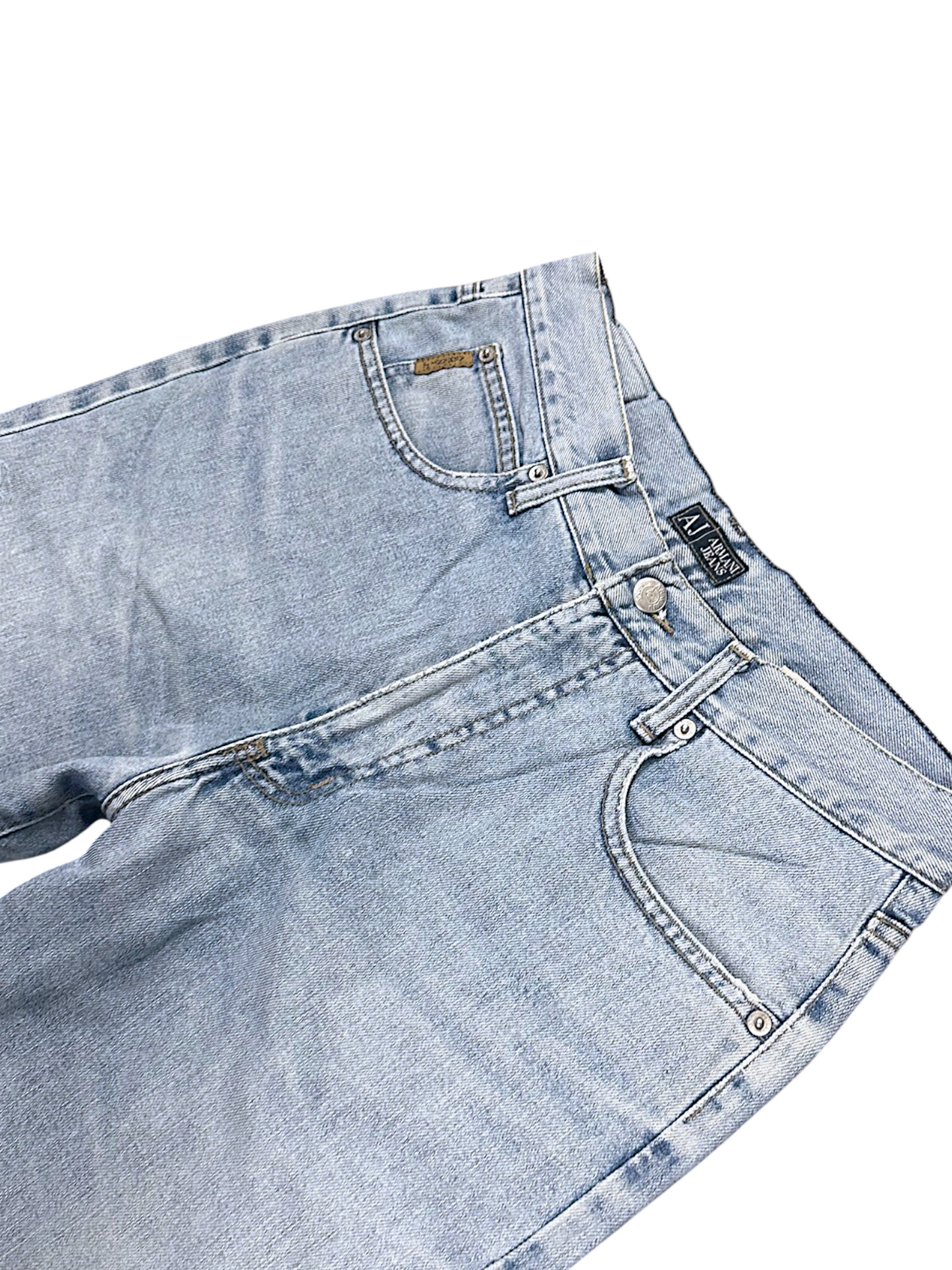 Vintage Armani Y2K Straight Leg Jeans (M)