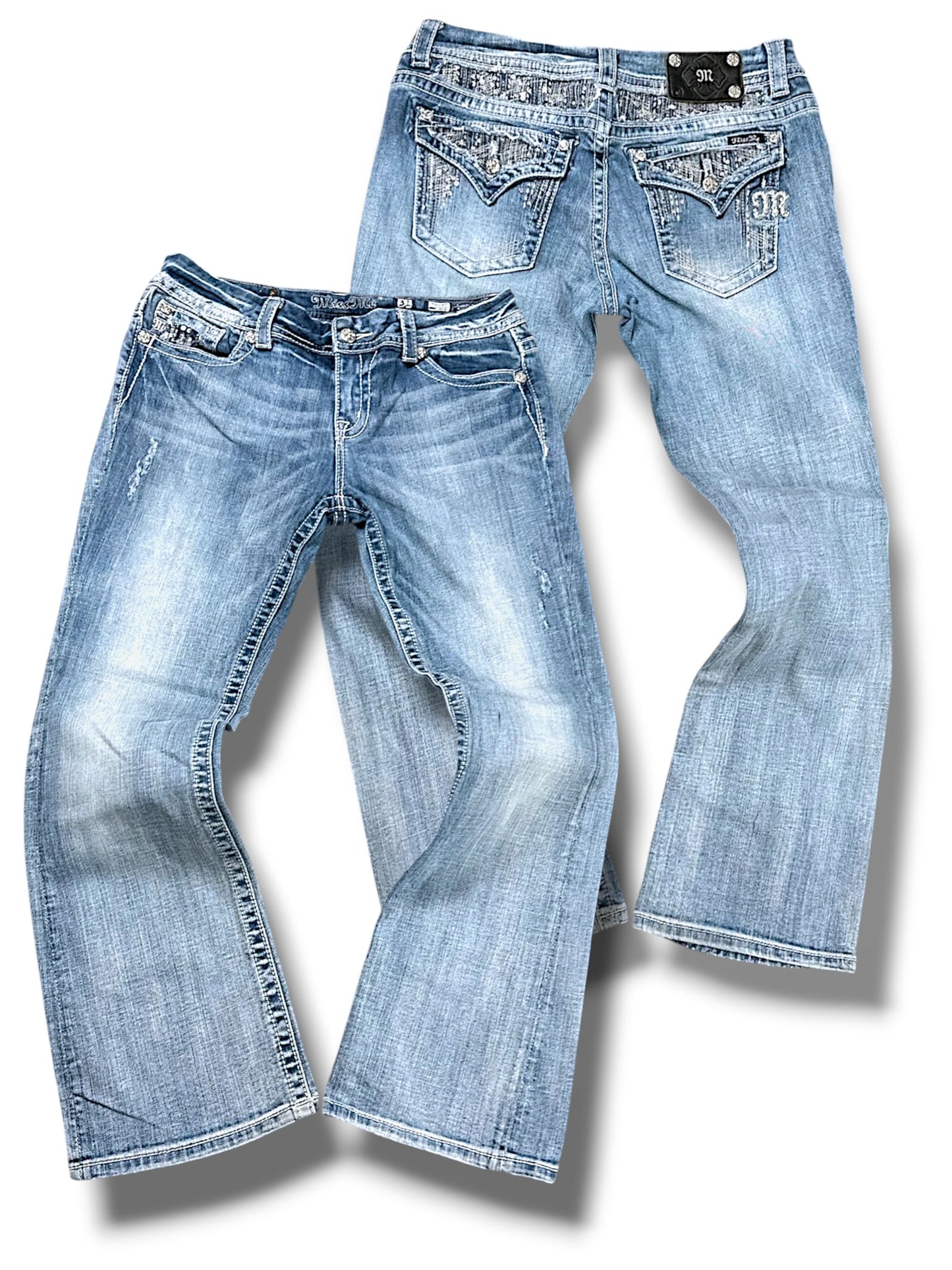 Vintage Miss Me Y2K Bootcut / Flared Damenjeans (M)