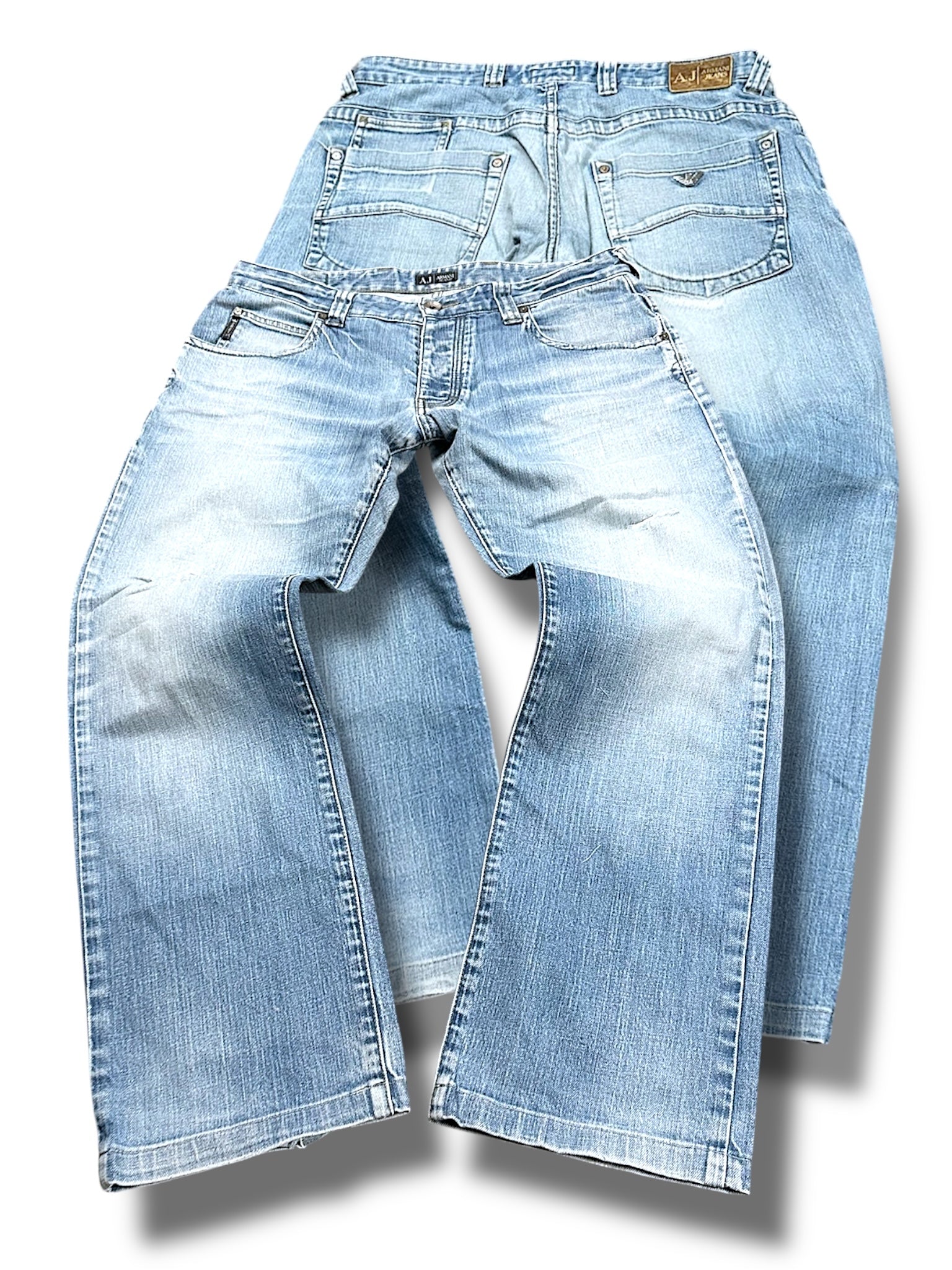 Vintage Armani Straight Leg Jeans (S)