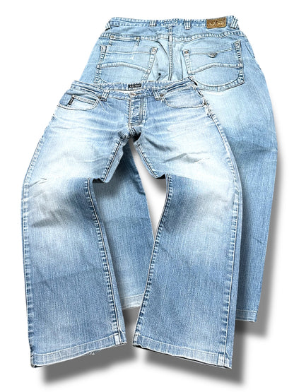 Vintage Armani Straight Leg Jeans (S)