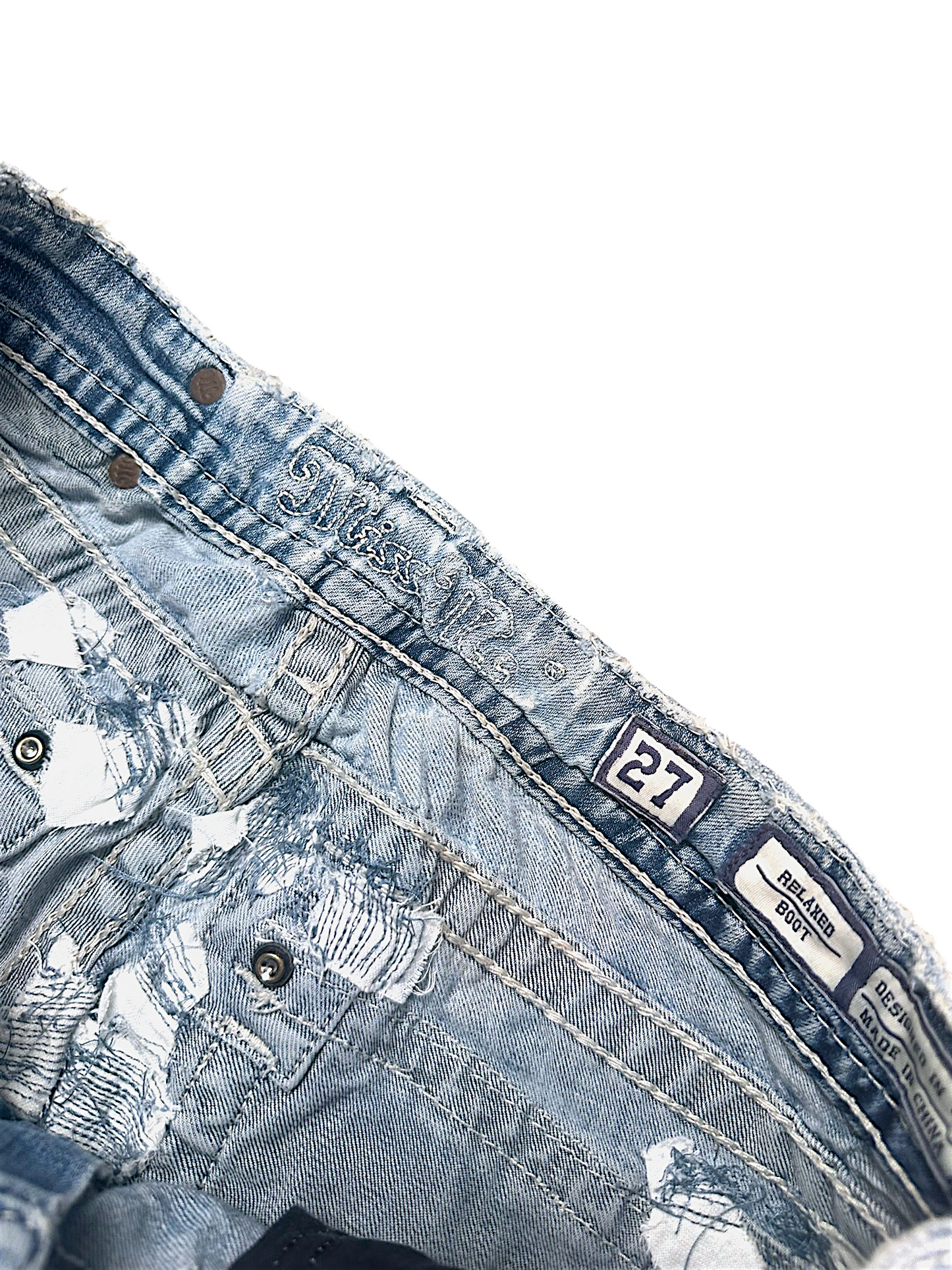 Vintage Miss Me Y2K Bootcut / Flared Damenjeans (L)