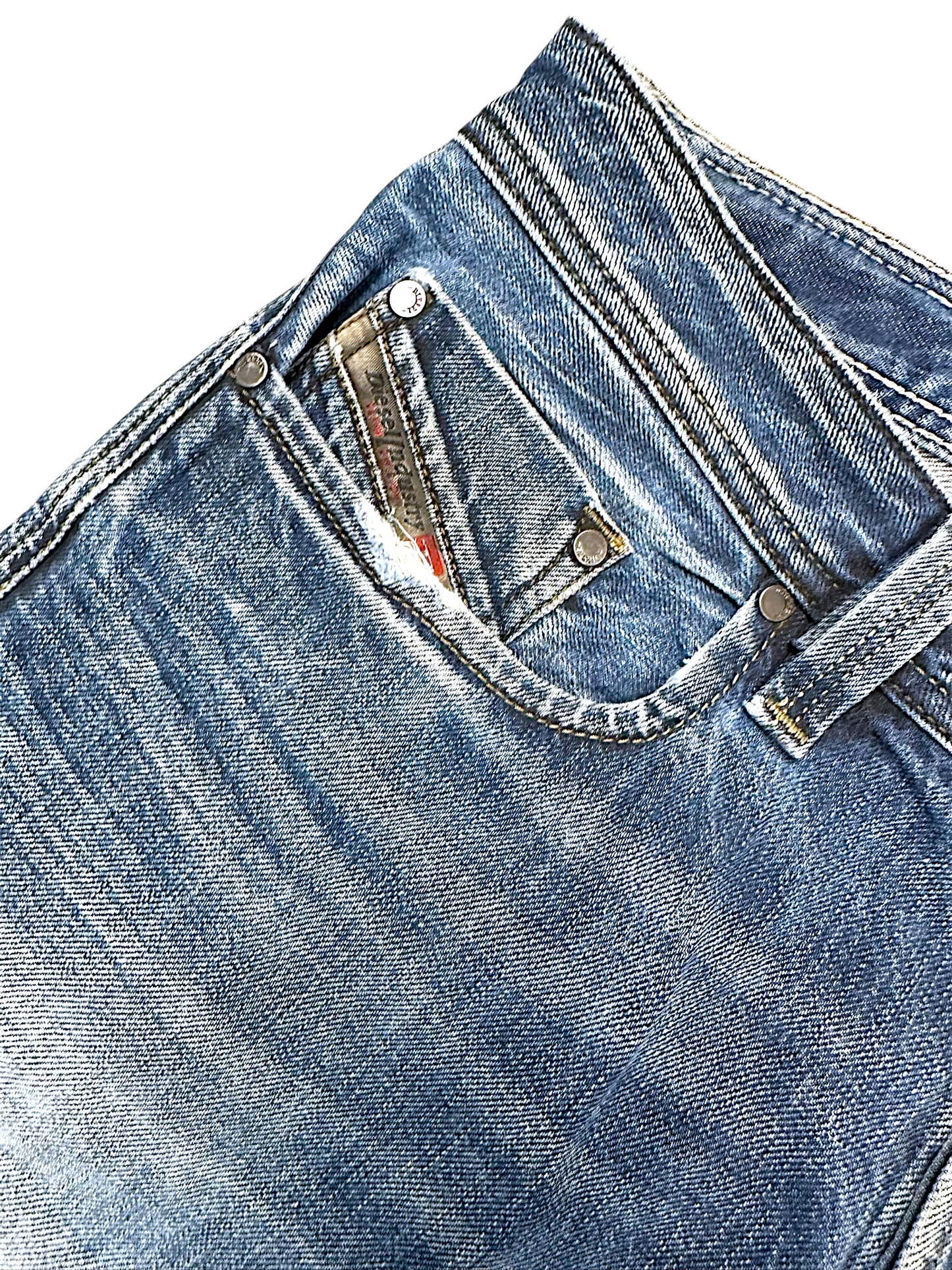 Vintage Diesel Y2K Straight Leg Jeans „LARKEE“ (L)