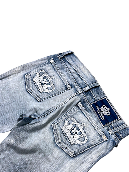 Vintage Victoria Beckham Y2K Low Waist Flared Damenjeans (L)
