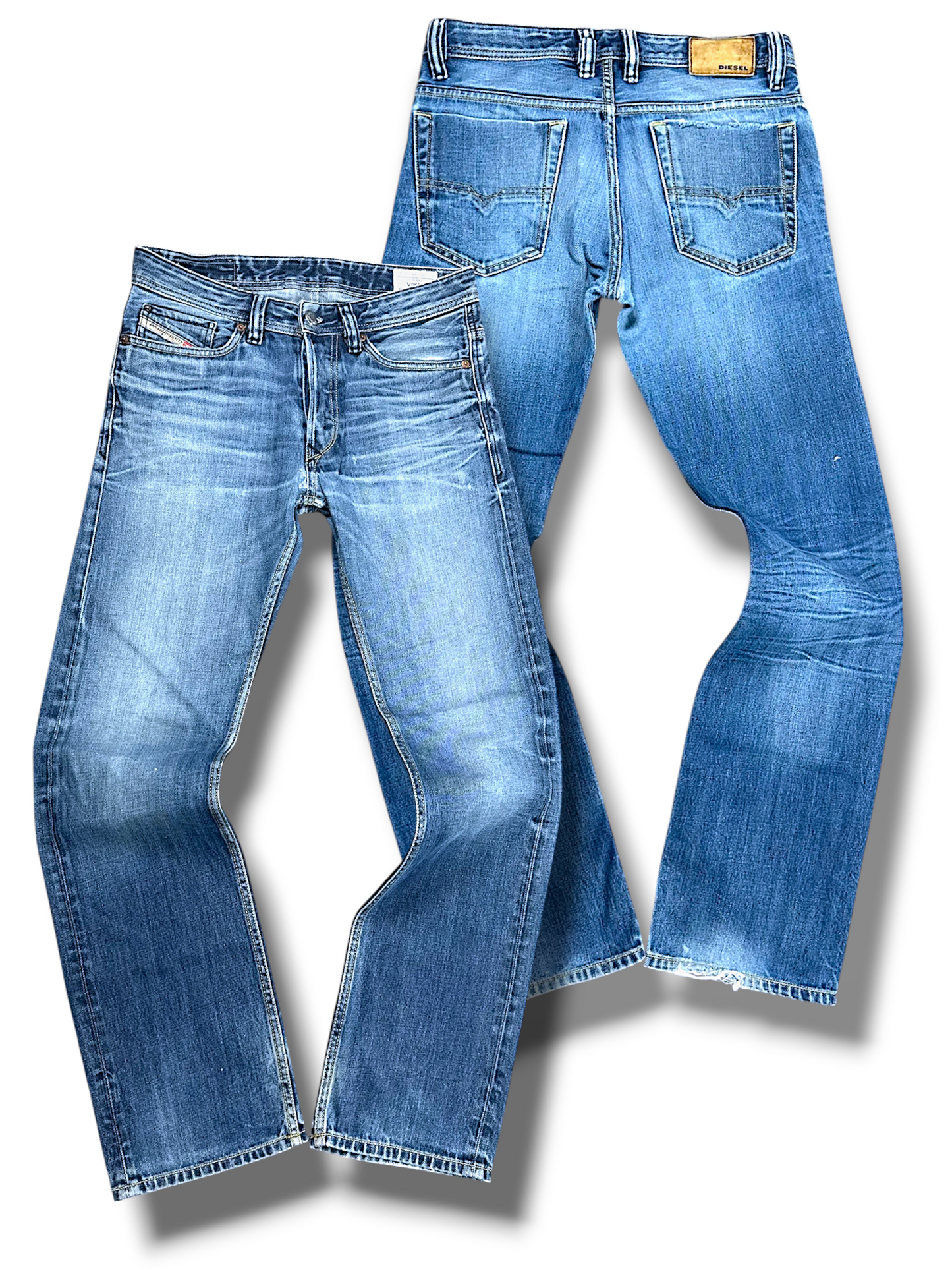 Vintage Diesel Y2K Straight Leg Jeans „Viker“ (L)