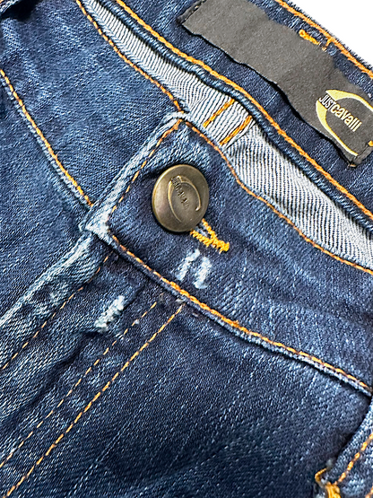 Vintage Cavalli Y2K Straight Leg Damenjeans (M)