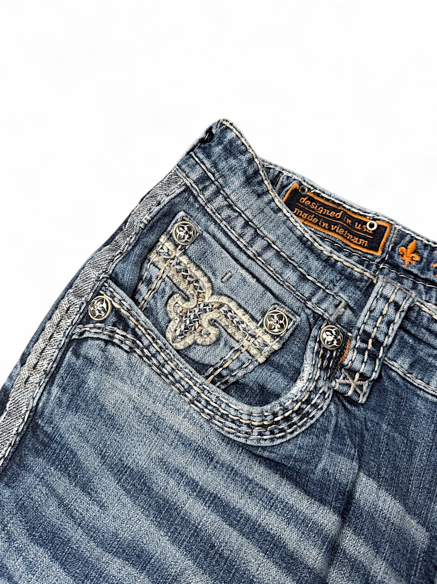 Vintage Rock Revival y2k Jeans (M)