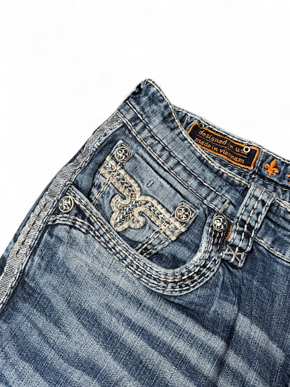 Vintage Rock Revival y2k Jeans (M)