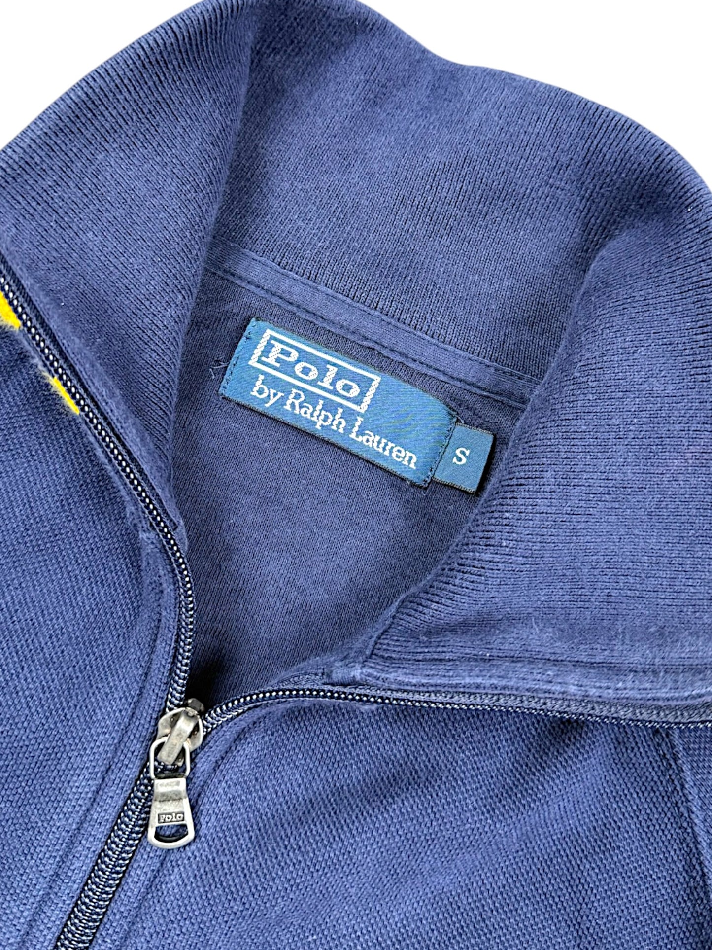 Vintage Ralph Lauren „Big Pony“ Zip-Pullover (S)