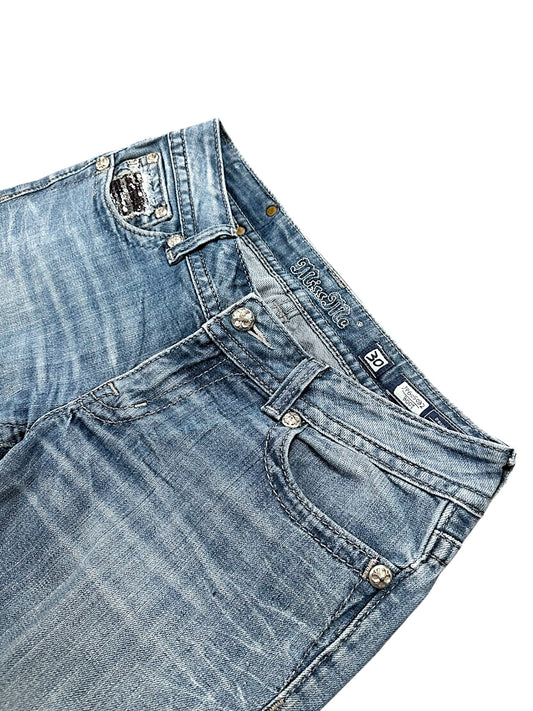 Vintage Miss Me Y2K Low Waist Bootcut / Flared Damenjeans (M)