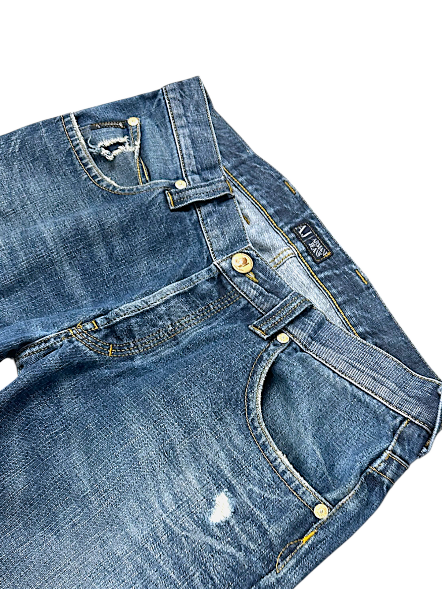 Vintage Armani Y2K Straight Leg Jeans (S)