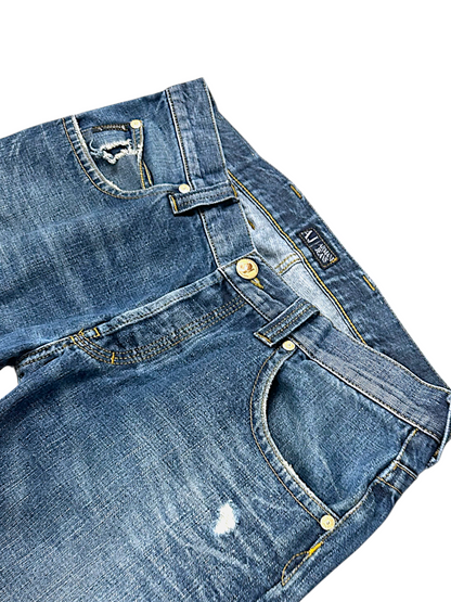 Vintage Armani Y2K Straight Leg Jeans (S)
