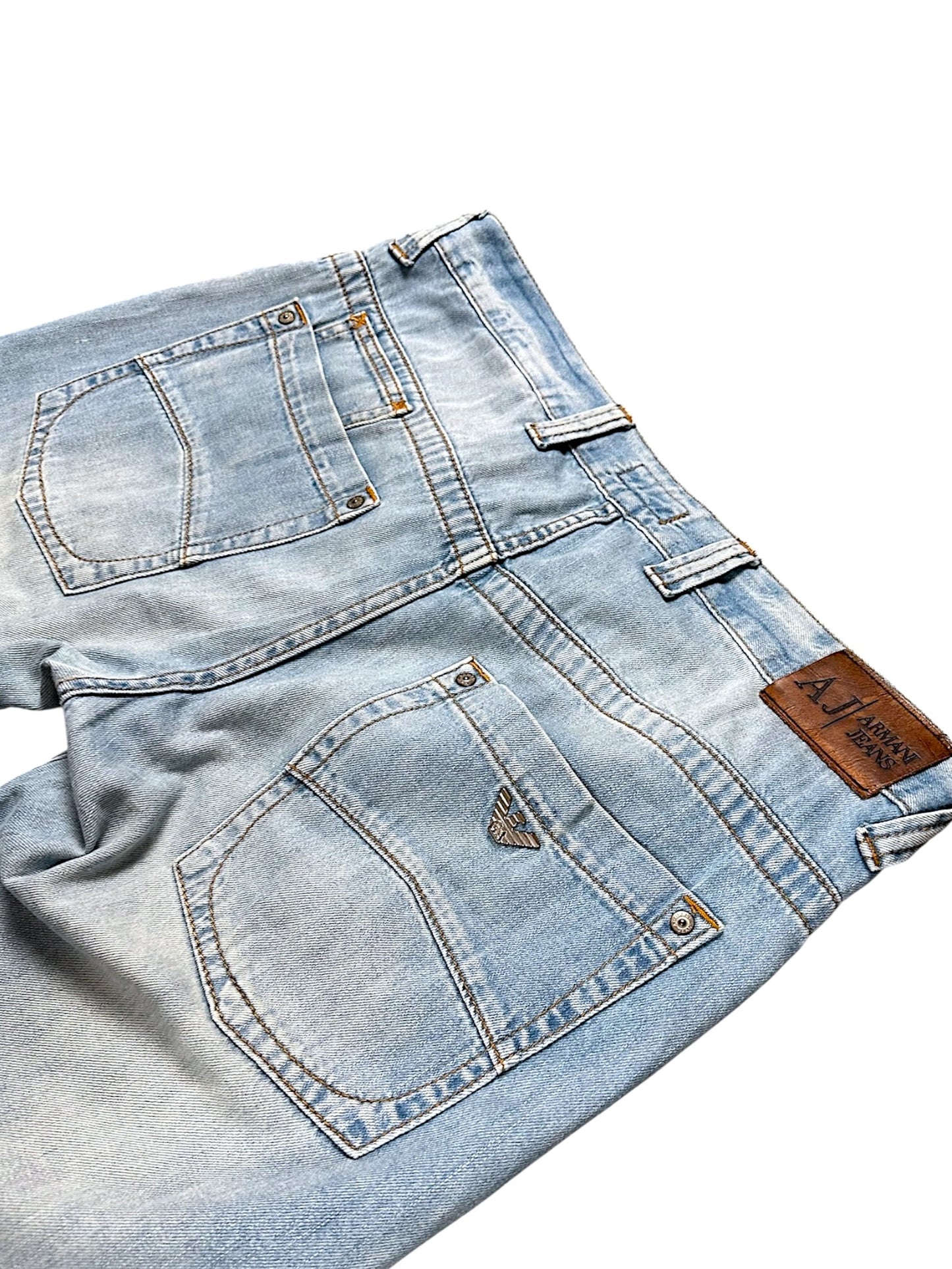 Vintage Armani Straight Leg Jeans (L)