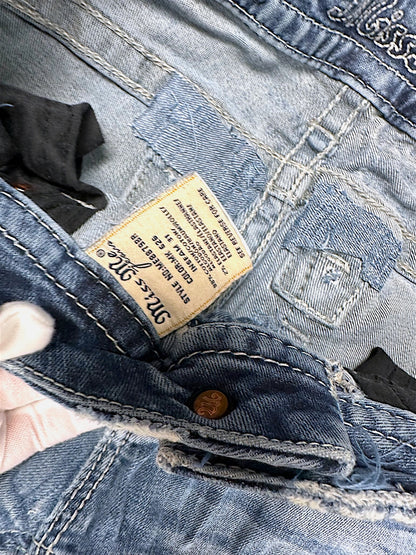 Vintage Miss Me Y2K Low Waist Bootcut Damenjeans (S)