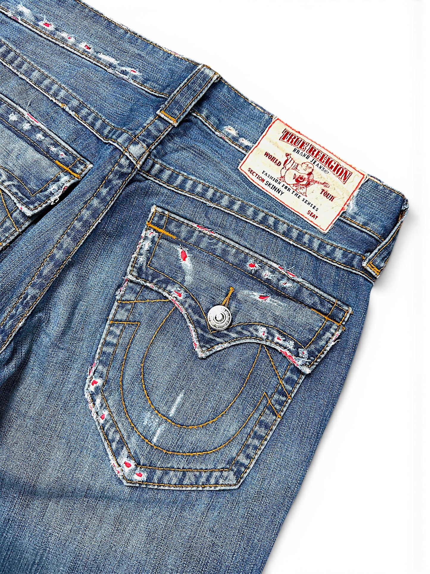 Vintage True Religion Y2K Straight Leg Jeans (L)