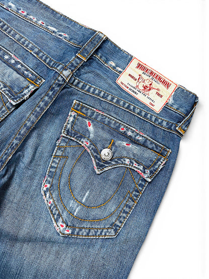 Vintage True Religion Y2K Straight Leg Jeans (L)