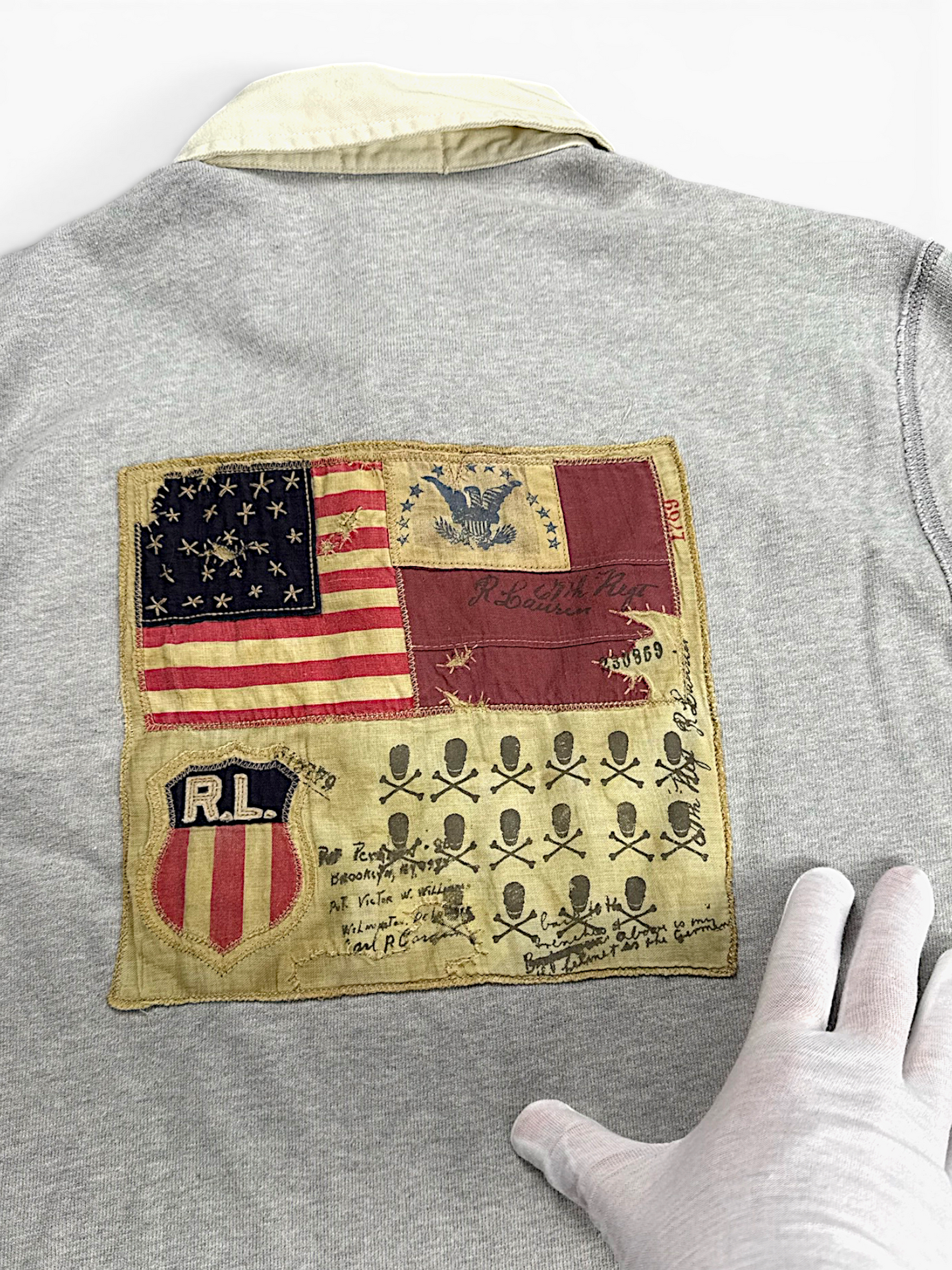 Vintage Ralph Lauren Langarmpolo (L)