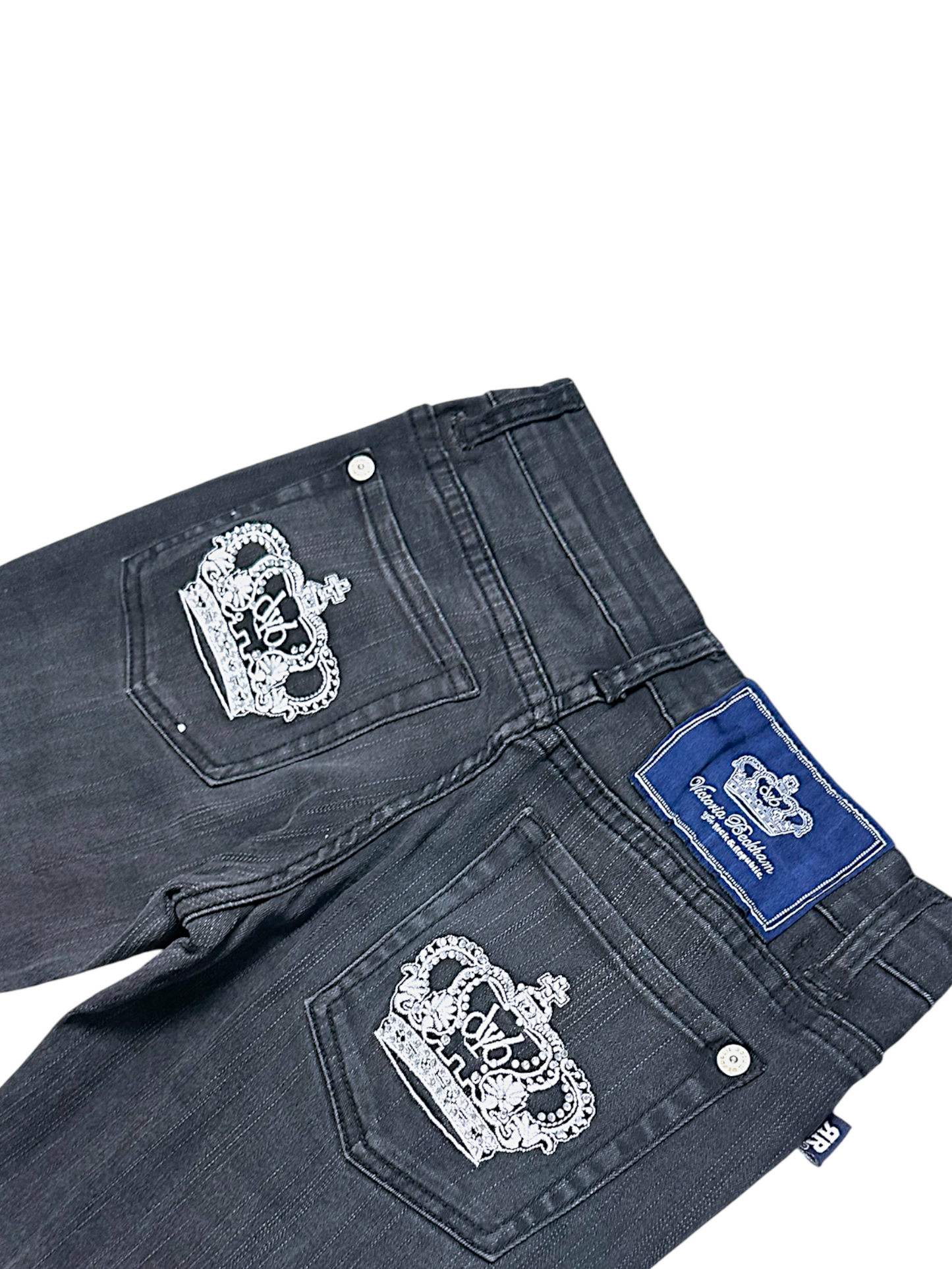 Vintage Victoria Beckham Y2K Low Waist Bootcut / Flared Damenjeans (S)