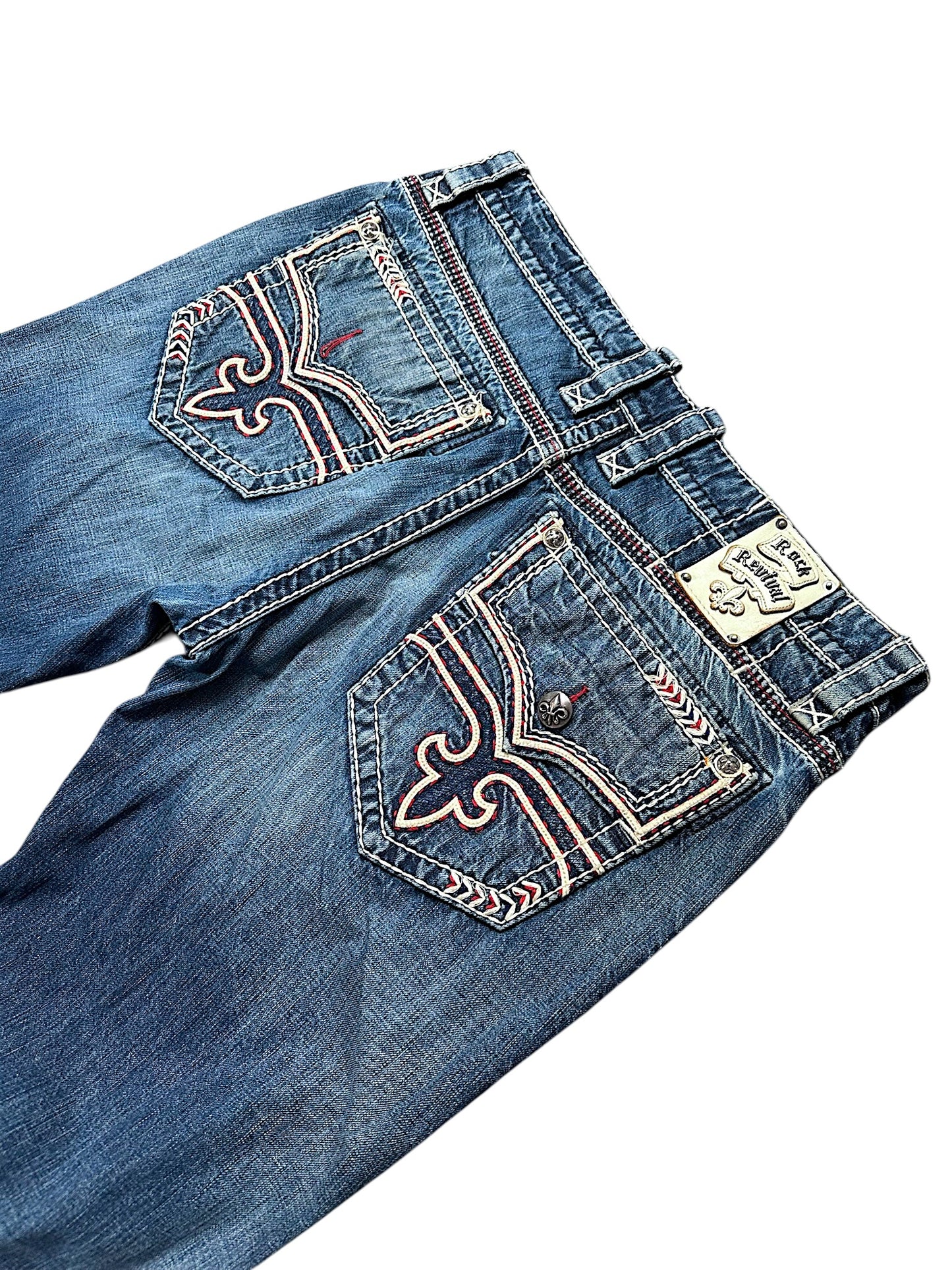 Vintage Rock Revival Y2K Baggy Jeans (XL)