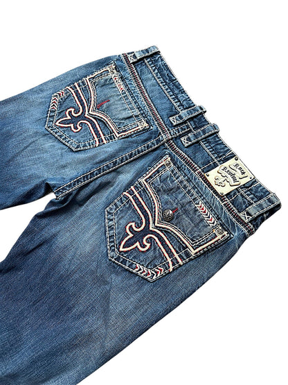 Vintage Rock Revival Y2K Baggy Jeans (XL)