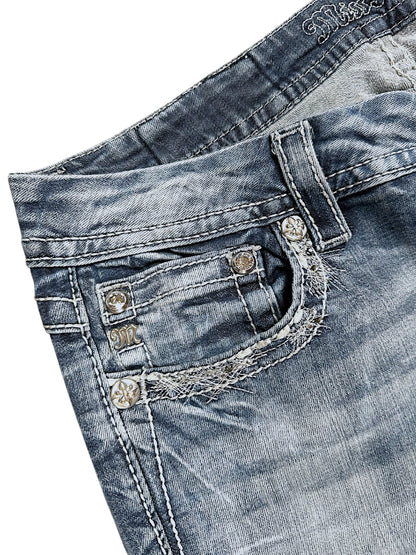 Vintage Miss Me y2k low waist Bootcut Damenjeans (L)