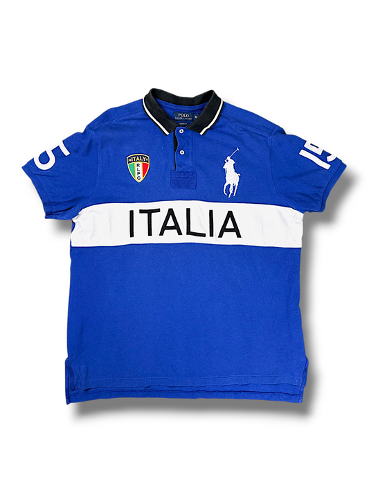 Vintage Ralph Lauren Y2K „Italia“ Polo (XL)