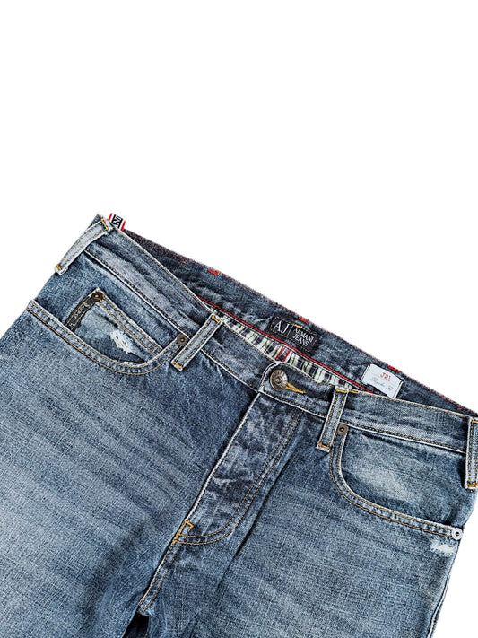 Vintage Armani Y2K Straight Leg Jeans (S)