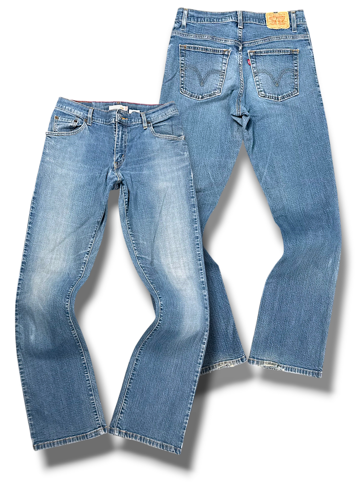 Vintage Levi‘s Bootcut / Flared Damenjeans „RELAXED BOOTCUT 550“ (M)